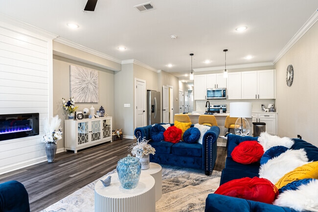 El Springsteen 2 habitaciones, 2.5 baños - 130 m² Sala de estar - Greenwood Townhomes