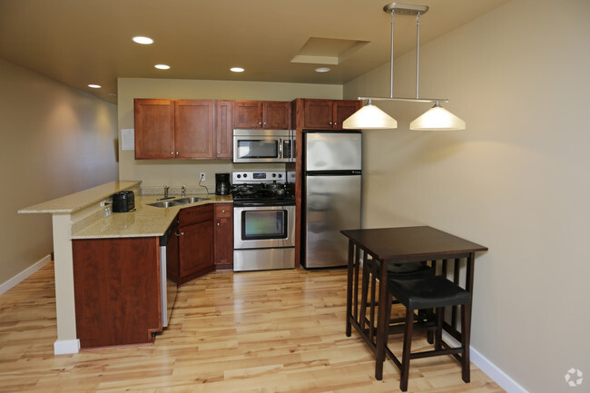 One Bedroom - Kitchen - Strata Estates of Williston