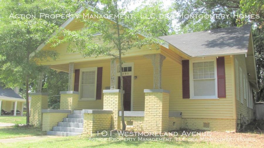1101 Westmoreland Ave, Montgomery, AL 36106 House for Rent in
