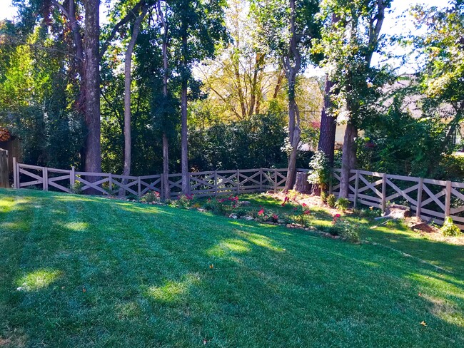 Fenced backyard - 1920 Barrett Knoll Cir