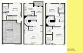 3 Bedroom, 3 Bathroo,m, 1206 SQFT