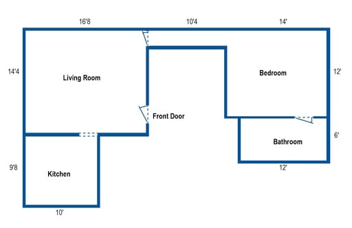 Floorplan - 301-303 S Negley Ave