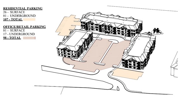 Estacionamiento de Plano - Blue Hill Commons