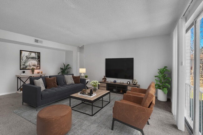 Living Room - Pine Crest Apartments