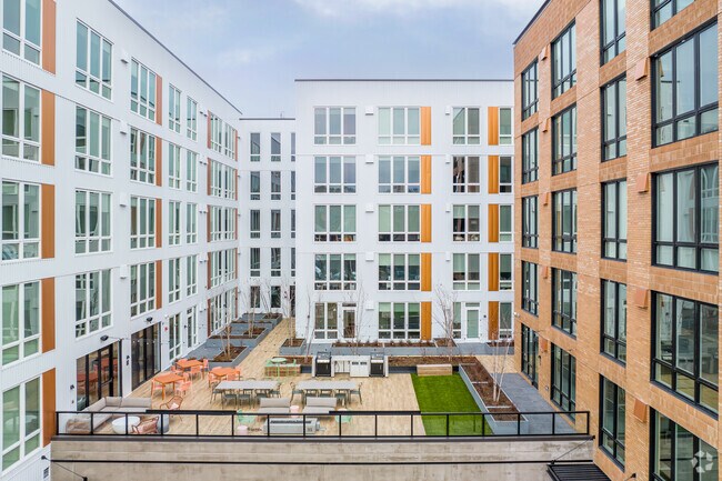 Terraza en azotea - The Warren Apartments