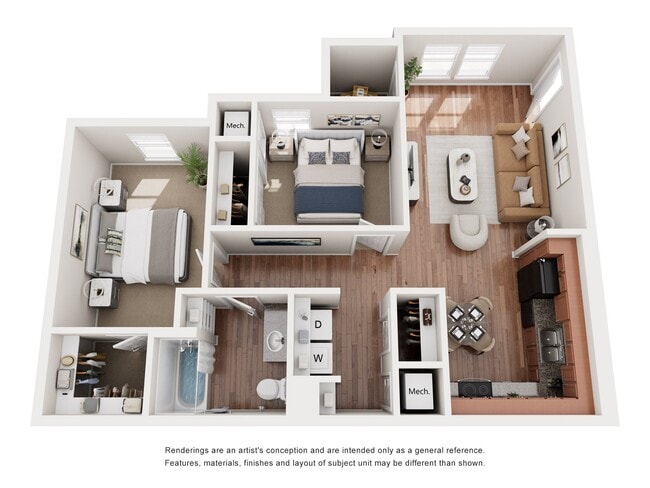 Plano de planta - The Reserves at Grand View Heights