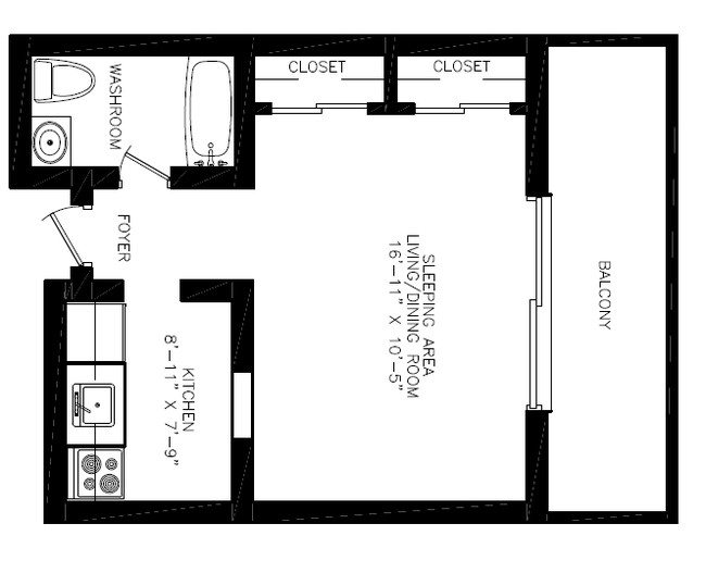 Floorplan - Vine Street Apartments