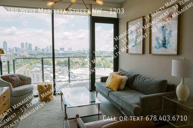 Foto del edificio - Modern West Midtown Condo Available for Re...