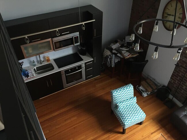 Kitchen from loft - 1401 R St NW