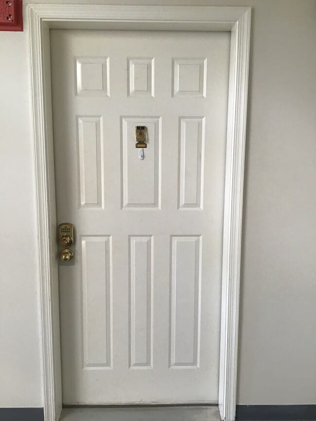 front door with key code access - 8378 Montgomery Run Rd