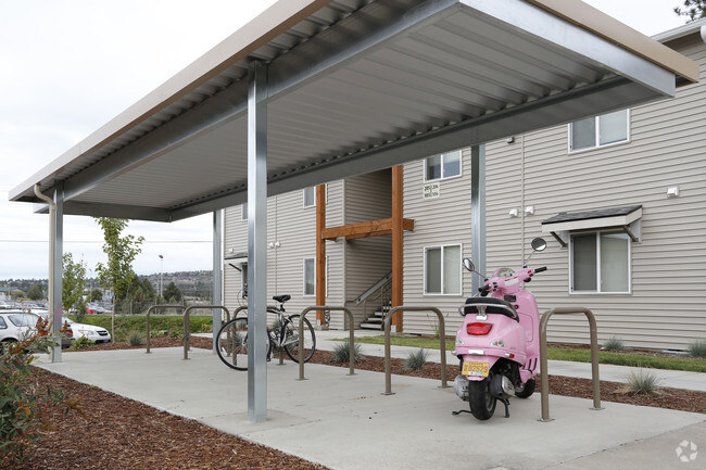 Bike Storage - Sage Springs High Desert Apartments