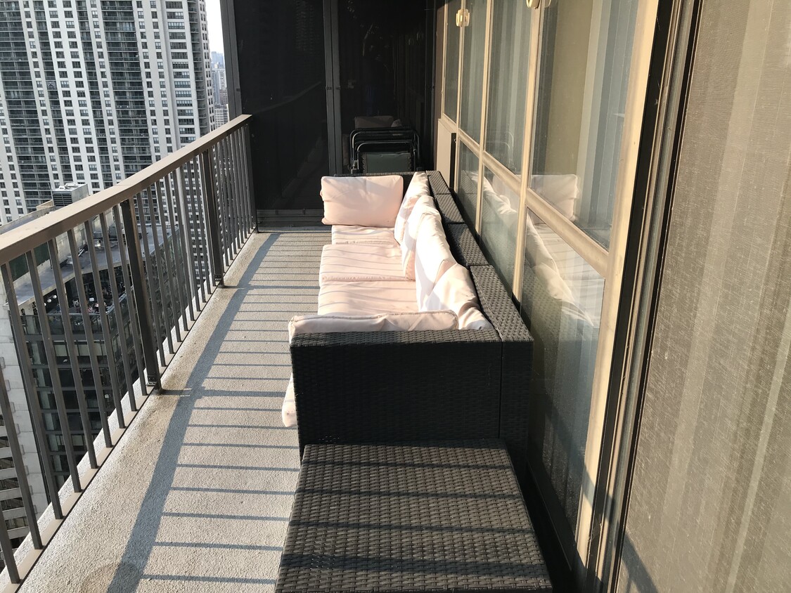 Balcony with great view - 10 E Ontario St