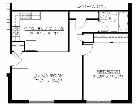 1BR/1BA - Laurel Park Apartments