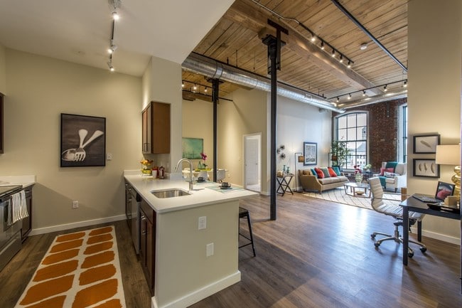 Kitchen To Living Room Flow - Loft Two Seven