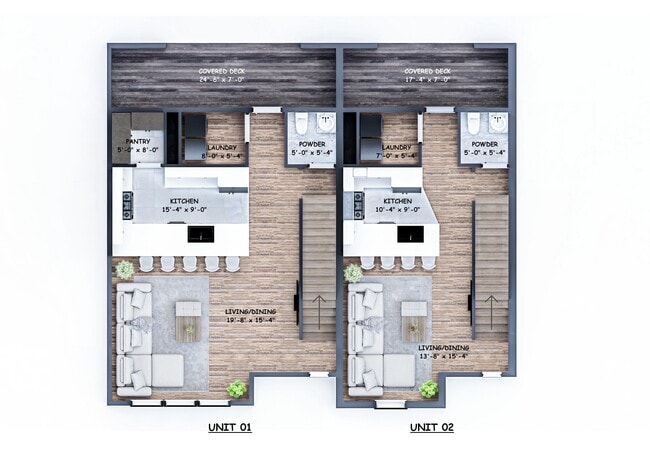 Floor Plan - The Meadowland Townhomes