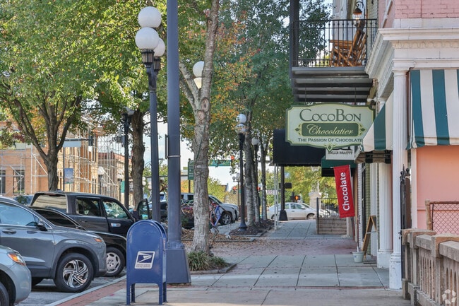 Downtown Anderson gives off a small town vibe.