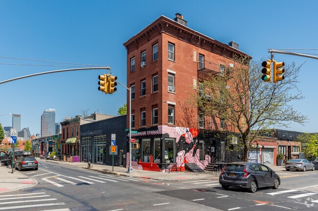Distinctive charm of Gowanus with industrial roots and artistic community.