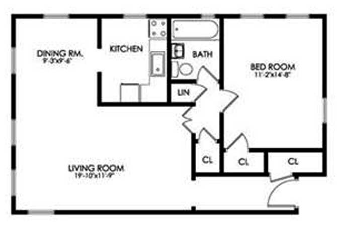 Parkway Manor Apartments – 1 Bedroom - Large