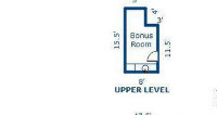 16x8 Studio Bedrm layout w kitchenette/Closet - 6231 Fairview Pl