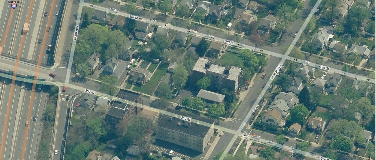 Aerial Photo - 101-107 Second St