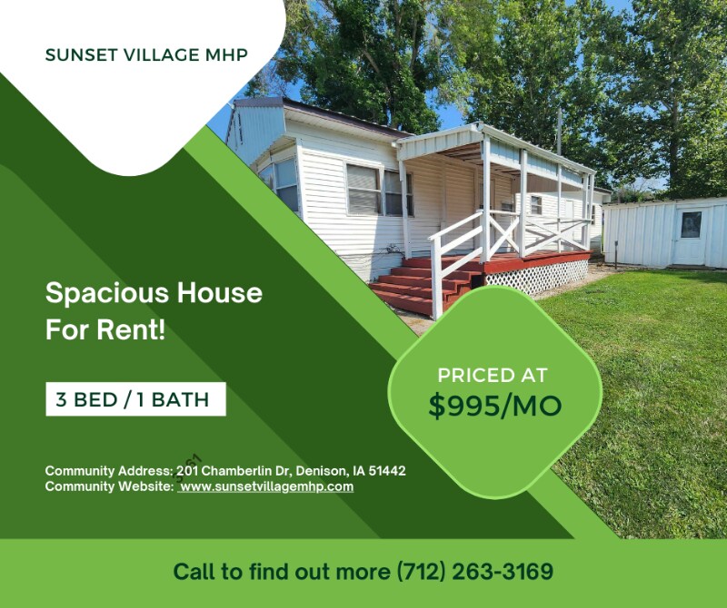 201 Chamberlin Dr, Denison, IA 51442 House Rental in Denison, IA