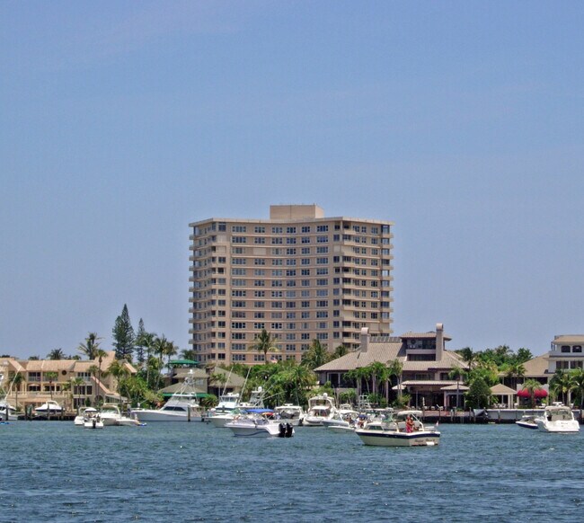 Southwest view across Lake Boca Raton - Chalfonte Condos (South Tower)