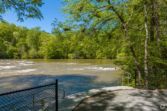 Jones Bridge Park Provides Direct Access to the Chattahoochee River.