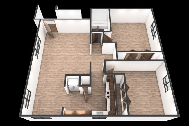 2X1 Floorplan - Clarke Terrace