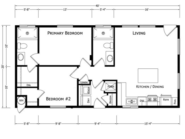 Building Photo - 2 Bedroom 2 Bath In Orange!