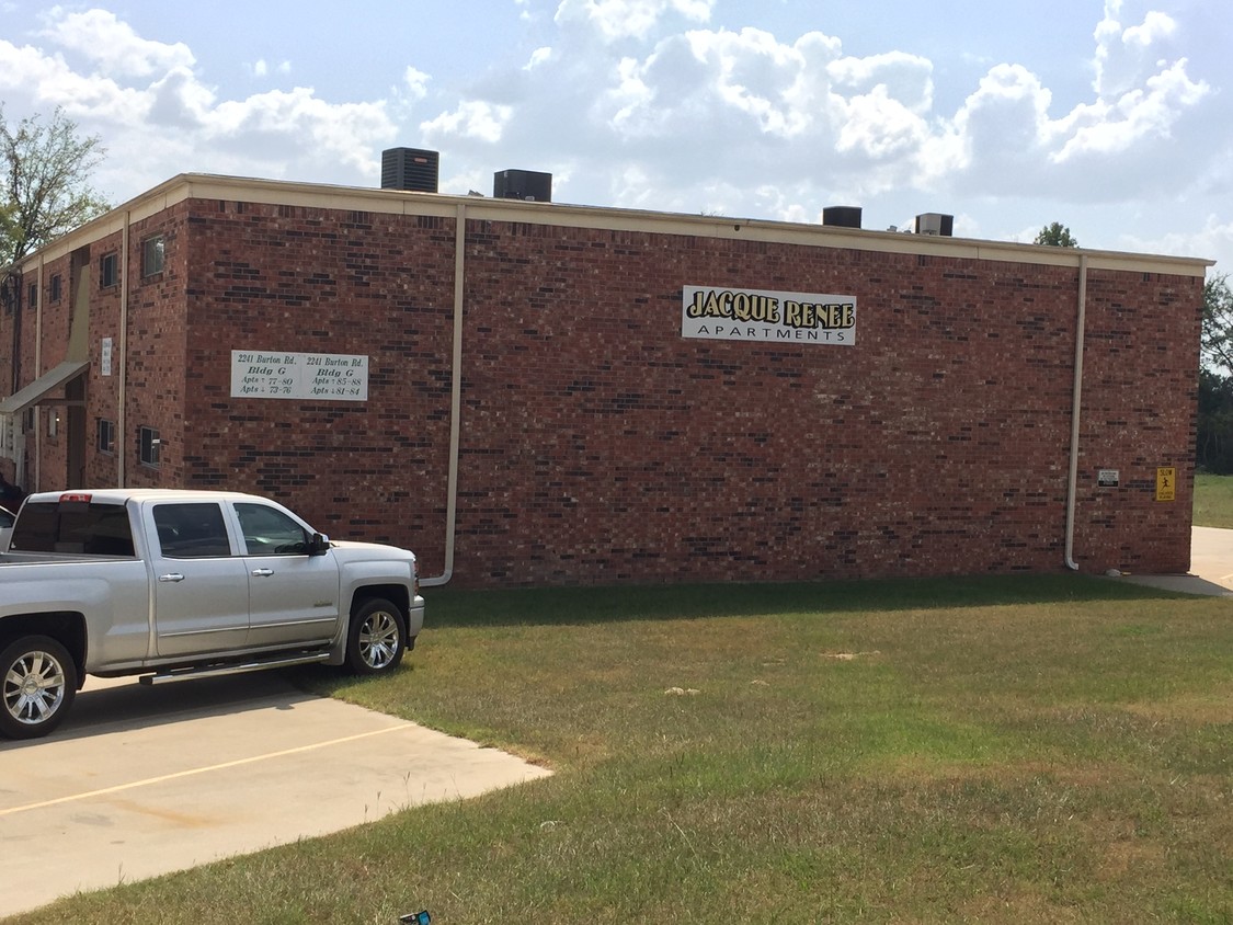 Building from I-30 feeder road - 2241 Burton Rd