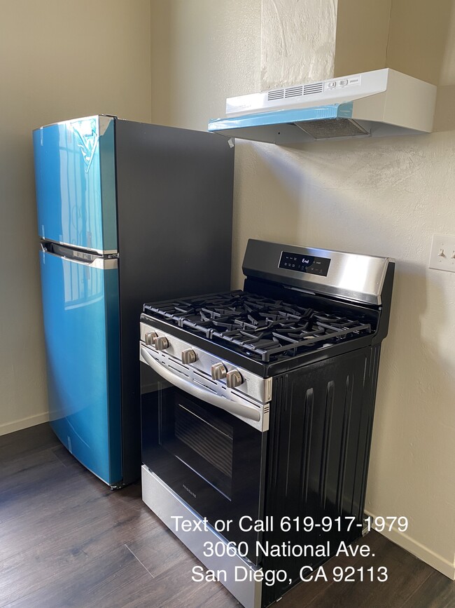 New appliances - 3060 National Ave