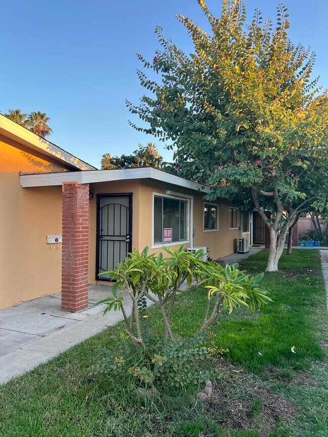 Unit A entrance door - 1618 E Romneya Dr