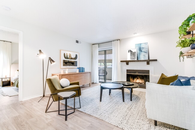 Spacious Living Room with Balcony Access - Diamond Interior - Dylan Apartments