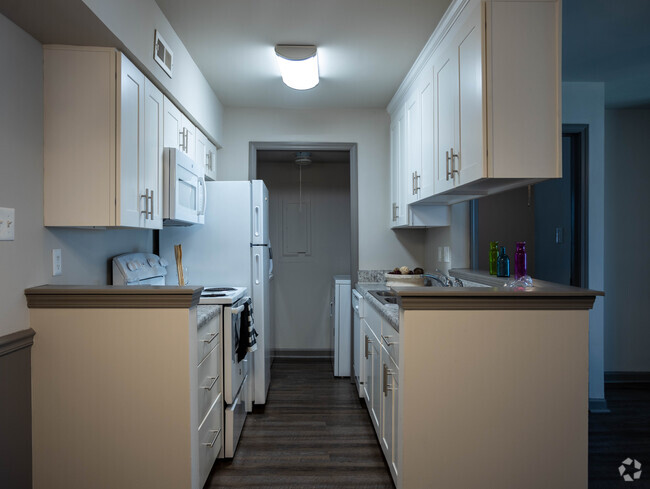 2BD 2BA 950SQFT - Kitchen - Petersburg Square Apartments