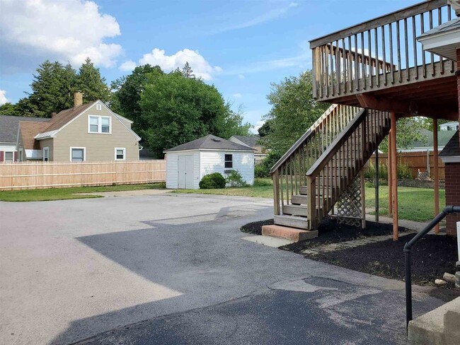 2 Parking spots off street with private entrance and deck. - 105 Belmont St