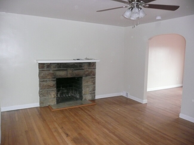 Living Room w/Non-working Fireplace - 4140 Lebanon Church Rd