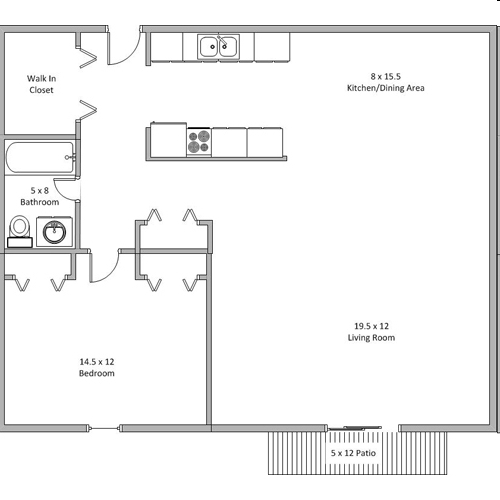 1BR/1BA - Cedar Cliff Village