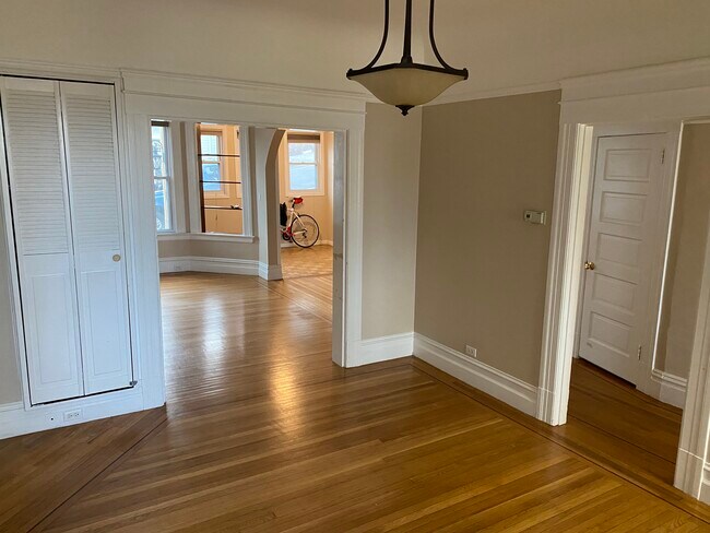 View of main floor from rear of second parlor - 572 Clipper St