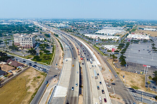 Interstate 2 runs thru Pharr and provides easy access to the surrounding metropolitan areas.