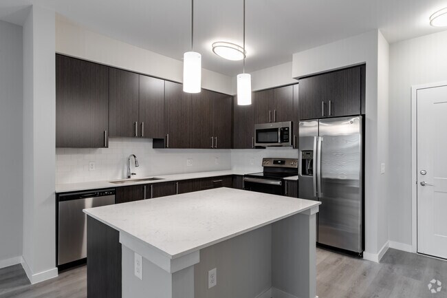1HAB, 1BA - 809 ft² - Cocina - Legacy Rochester Hills