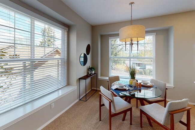 Separate dining area with window seat and plenty of natural light - Boulder Creek