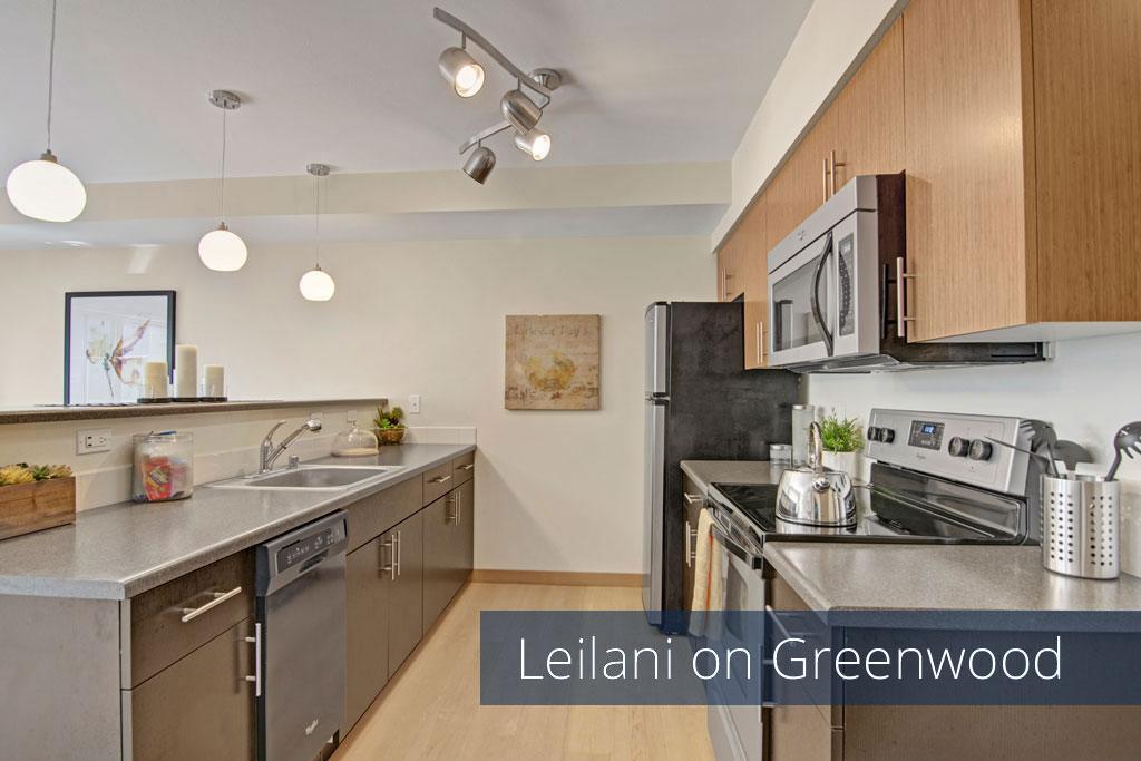 Leilani on Greenwood Cocina - Leilani Apartment Homes