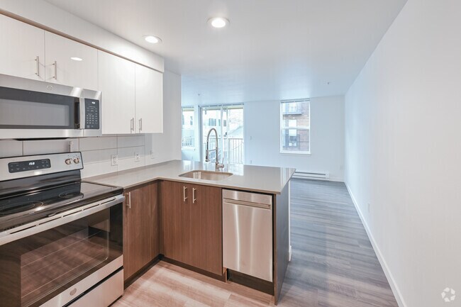 1HAB, 1BA - 550 ft² - Lake Union Tower