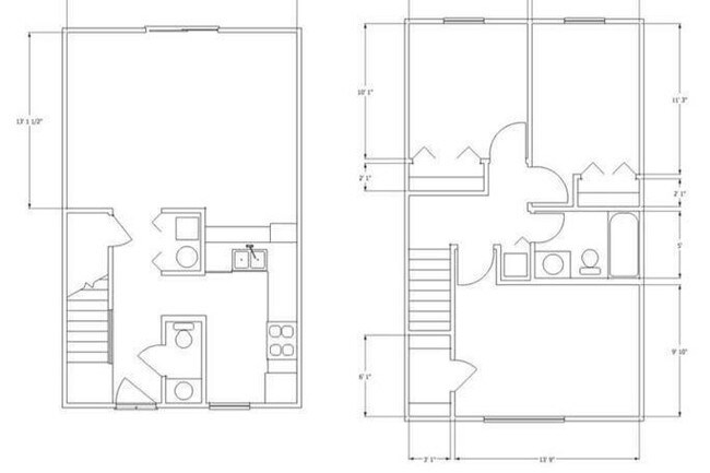 Plano de planta - 612 E Campus Dr