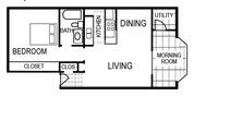 1 bedroom morning A3MR