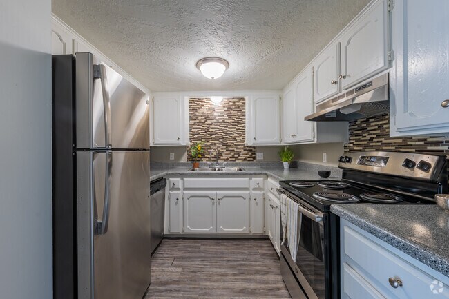 2BA 2HAB - 707 - 1000SF - Cocina - Rock Canyon Apartments