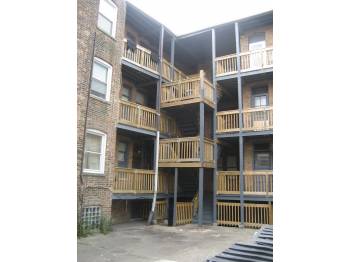 Rear of building - 6057 S California Ave