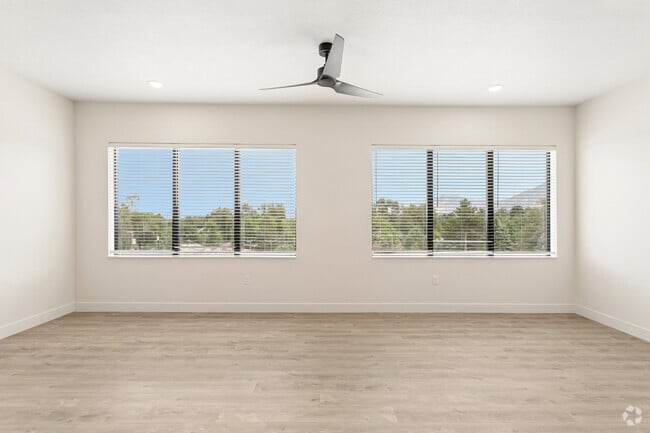 2BR, 2BA - 1,208SF - Living Room - Elara at Holladay Crossing