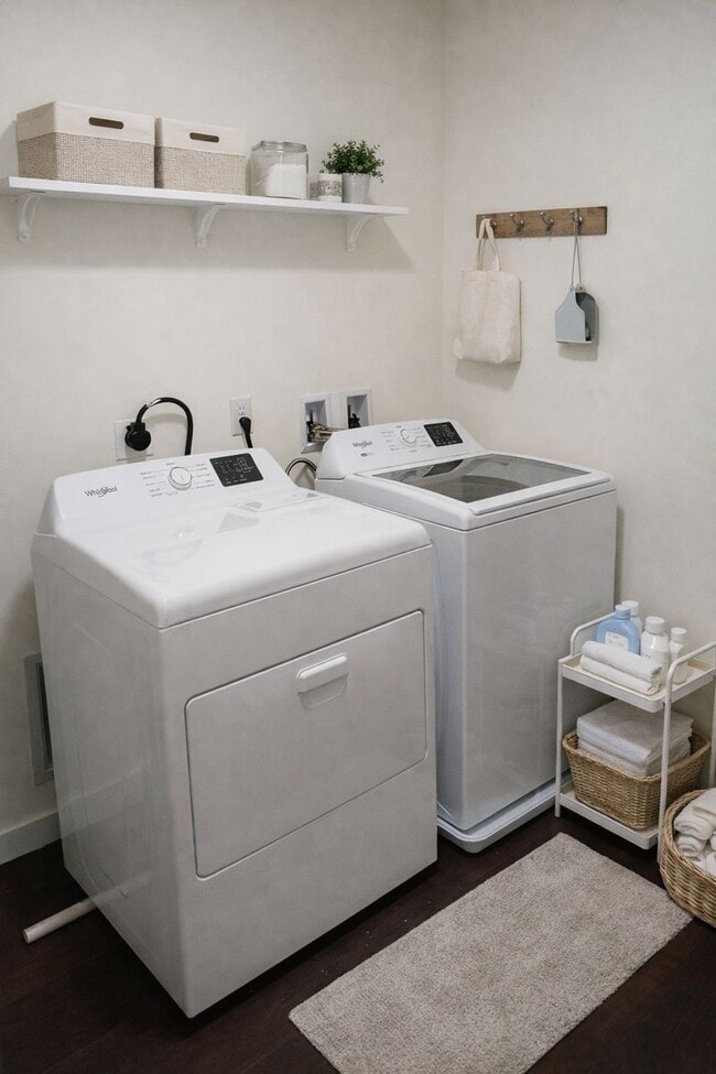 In Unit Laundry Room With Washer & Dryer - The Pinnacle at Swiftwater