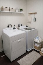 In Unit Laundry Room With Washer & Dryer - The Pinnacle at Swiftwater
